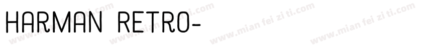 Harman Retro字体转换